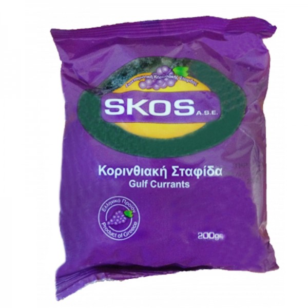 Κορινθιακή σταφίδα  ΚΑΡΠΟΣ Α.Β.Ε.Ε. 200 gr