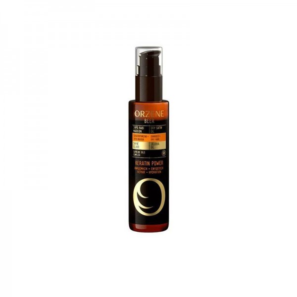 Ξηρό Λάδι Μαλλιών Orzene Beer Keratin Power 100ml