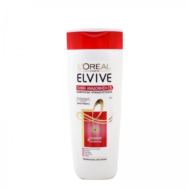 Σαμπουάν L' Oreal Elvive Ολική Αναδόμηση 5 400ml