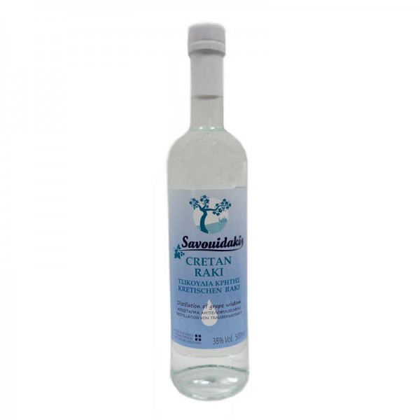 Τσικουδιά Κρήτης 38% Vol. ΣΑΒΟΥΙΔΑΚΗΣ 500 ml