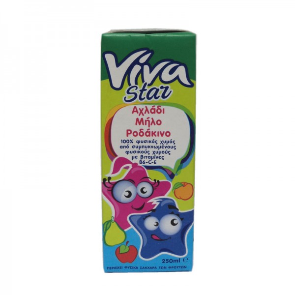Χυμός star boy αχλάδι-μήλο-ροδάκινο VIVA 250 ml