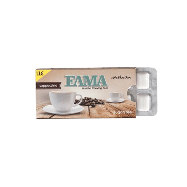 Τσίχλα cappucino χωρίς ζάχαρη EΛMA