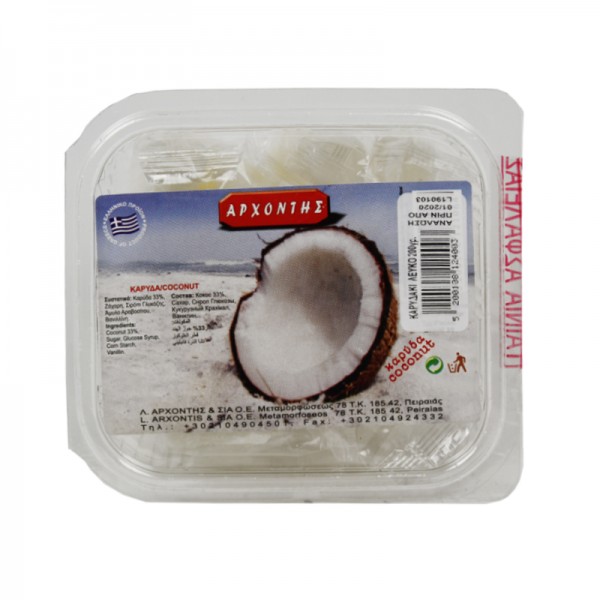 Καρύδα Λευκή μπουκιά Αρχοντής 200gr