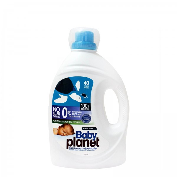 Υγρό Απορρυπαντικό Πλυντηρίου Planet Baby 40μεζ.