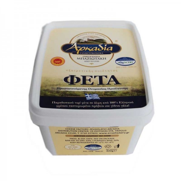 Φέτα Π.Ο.Π. Αφοί Μπαζιωτάκη 400gr