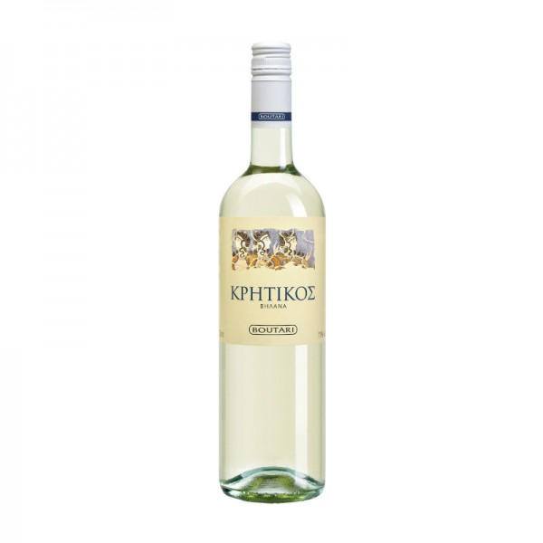 Οίνος λευκός ξηρός Κρητικός ΜΠΟΥΤΑΡΗ 750 ml