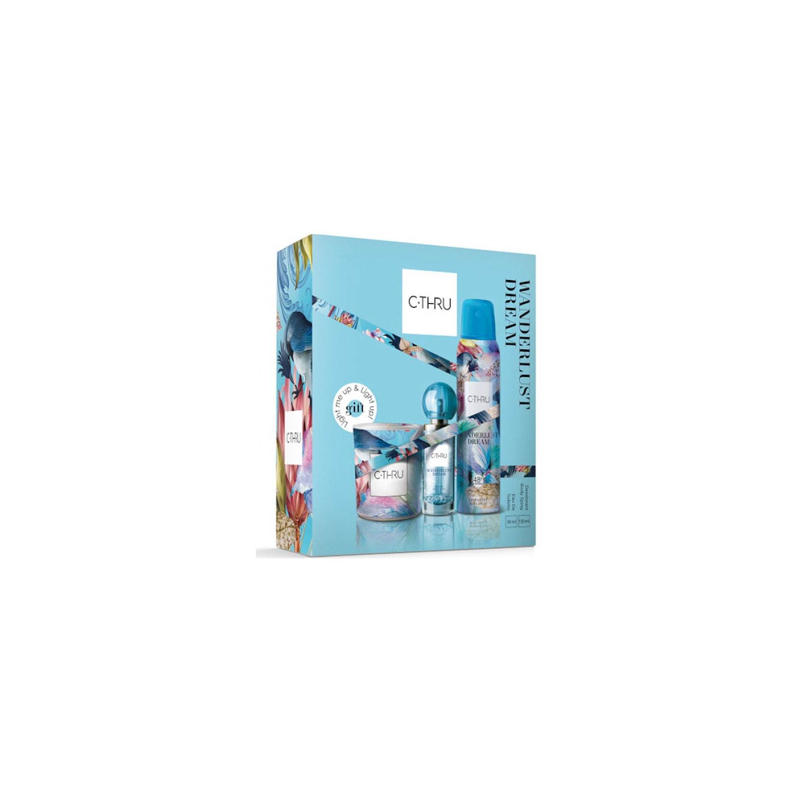 C-Thru Wanderlust Eau De Toilette 50ml, Deodorant 150ml & Κερί