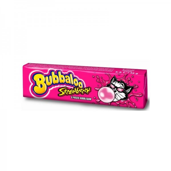 Τσιχλόφουσκα με Γεύση Φράουλα Bubbaloo 5τεμ. 38gr