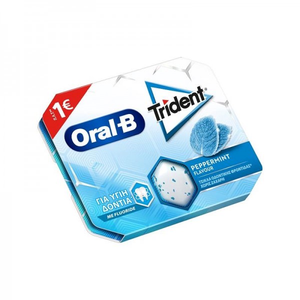 Τσίχλες με Γεύση Μέντα Trident Oral-B 17gr