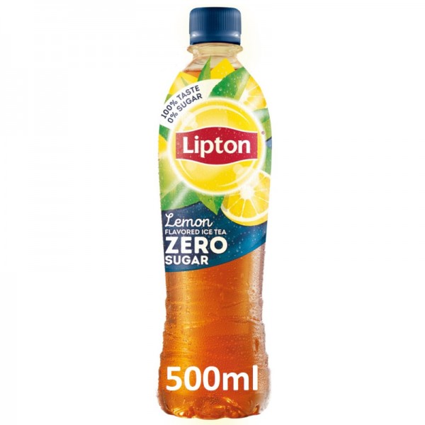 Ice tea Μαύρου Τσαγιού με γεύση Λεμόνι Χωρίς Ζάχαρη Lipton 500ml