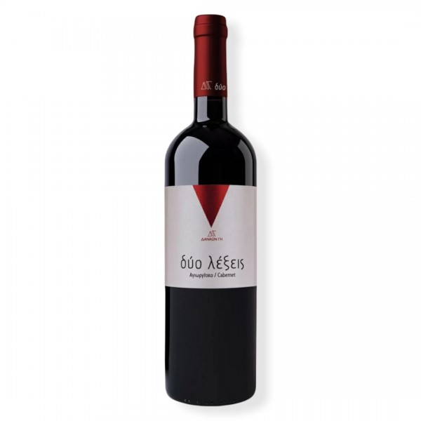 Οίνος Ερυθρός Ξηρός Αγιωργίτικο – Cabernet Sauvignon Δύο Λέξεις Δαναών Γη 750ml