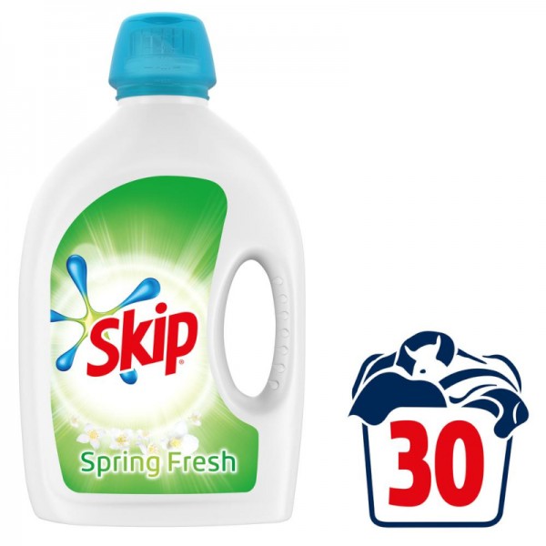Υγρό Απορρυπαντικό Ρούχων Skip Spring Fresh 30 Πλύσεις 1.5lt