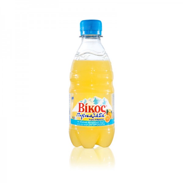 Πορτοκαλάδα χωρίς Ανθρακικό Βίκος 330ml
