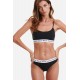 Walk Γυναικείo Βαμβακερό String Thong με Λάστιχο Σετ 2τμχ W2051