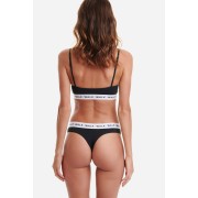 Walk Γυναικείo Βαμβακερό String Thong με Λάστιχο Σετ 2τμχ W2051