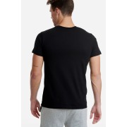 Walk Ανδρικό Βαμβακερό Loose Fit T-Shirt με Λαιμόκοψη W1915