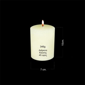 Ρουστίκ Κερί Κύλινδρος με Άρωμα Decor Candles 7x10cm  346gr 2