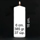 Κερί Κύλινδρος Decor Candles 6x16cm 385gr