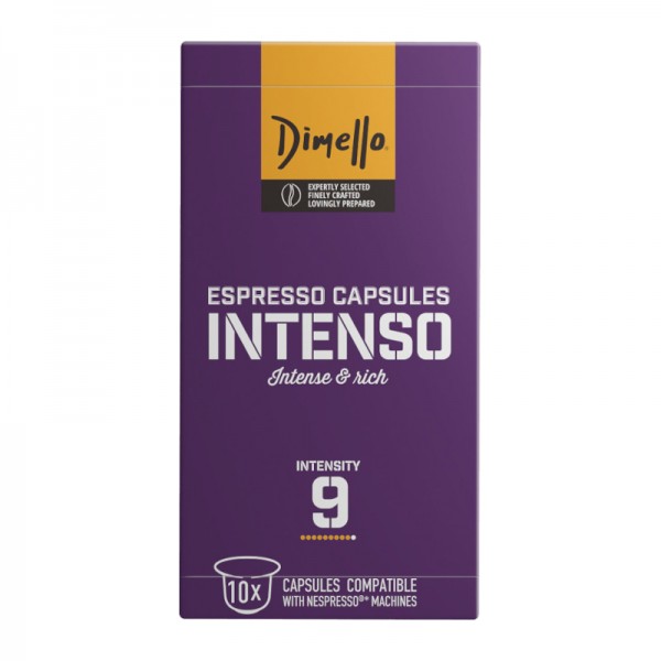 Καφές Espresso σε κάψουλες Intenso Dimello 10τμχ Συμβατές με Μηχανή Nespresso