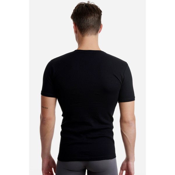 Walk Ανδρικό Βαμβακερό T-Shirt με Λαιμόκοψη W1970