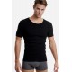 Walk Ανδρικό Βαμβακερό T-Shirt με Χαμηλό Λαιμό W1960