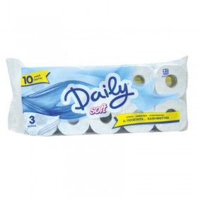 Χαρτί Υγείας Daily Soft 3φυλλο 10τμχ