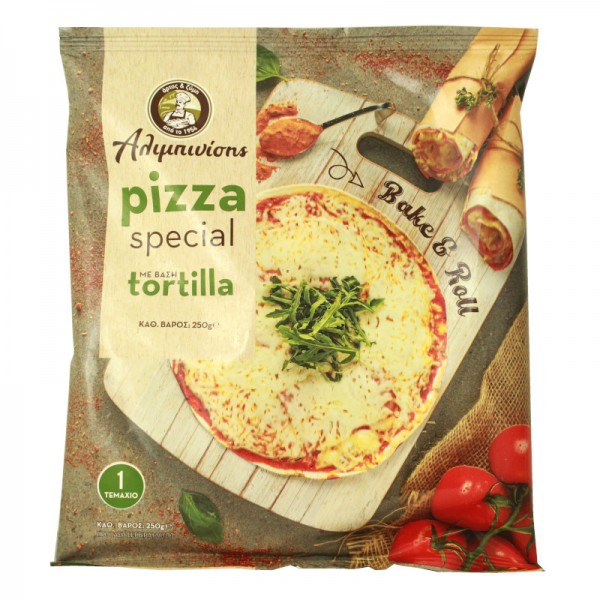 Πίτσα Special με βάση Τορτίγια Αλιμπινίσης 250gr
