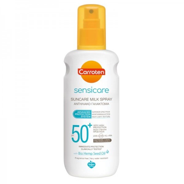 Αντηλιακό Γαλάκτωμα Σώματος Sensicare σε Spray spf50+ Carroten 200ml (-40%)