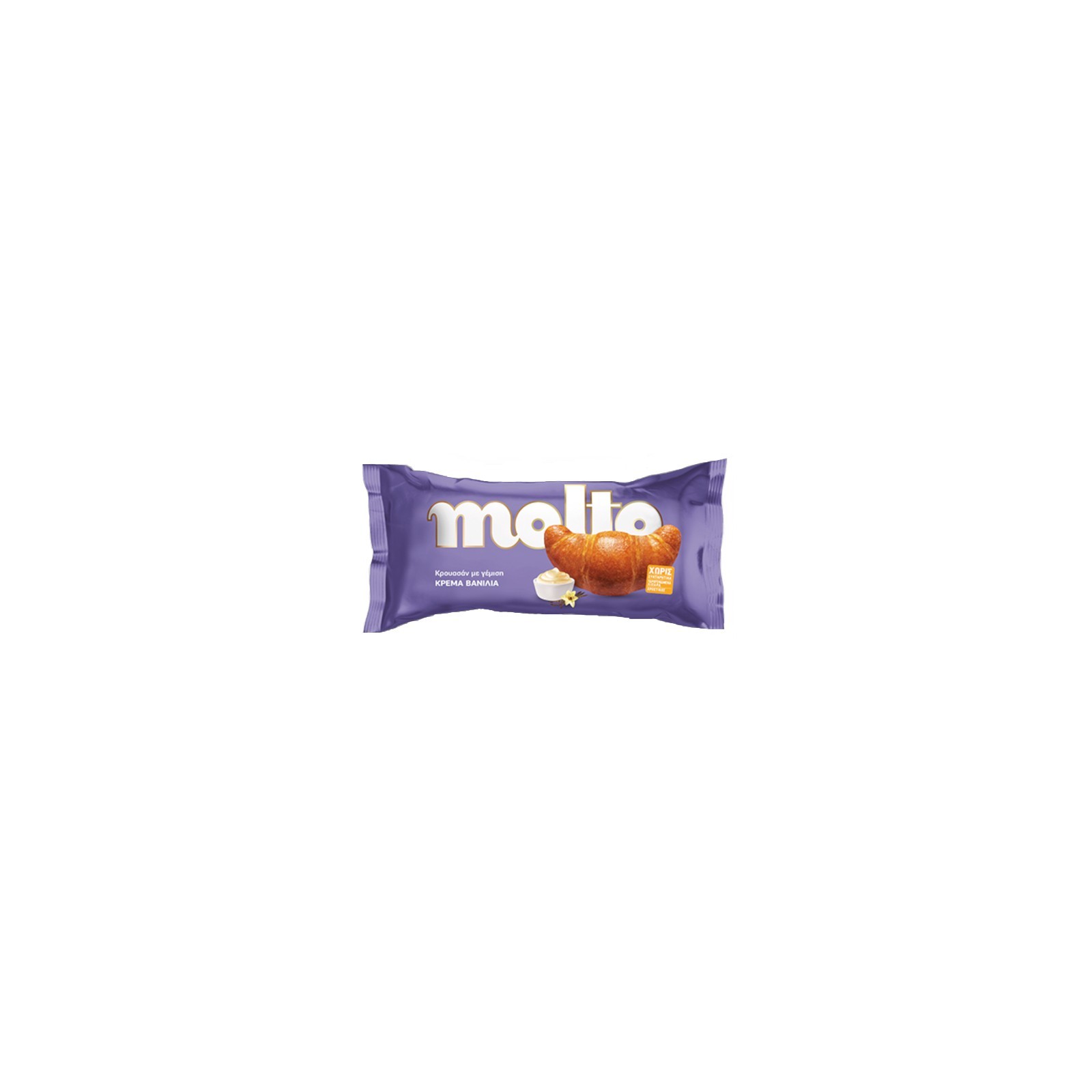 Κρουασάν με Extra Γέμιση Κρέμα Βανίλια Molto 98gr
