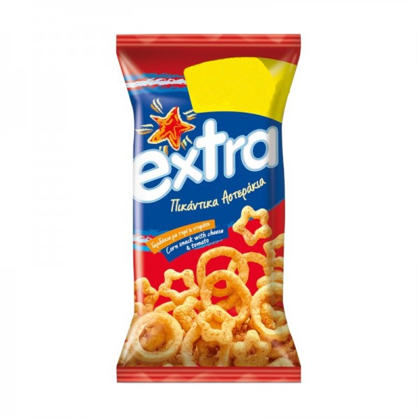 Σνακ Καλαμποκιού Πικάντικα Αστεράκια Extra 115gr