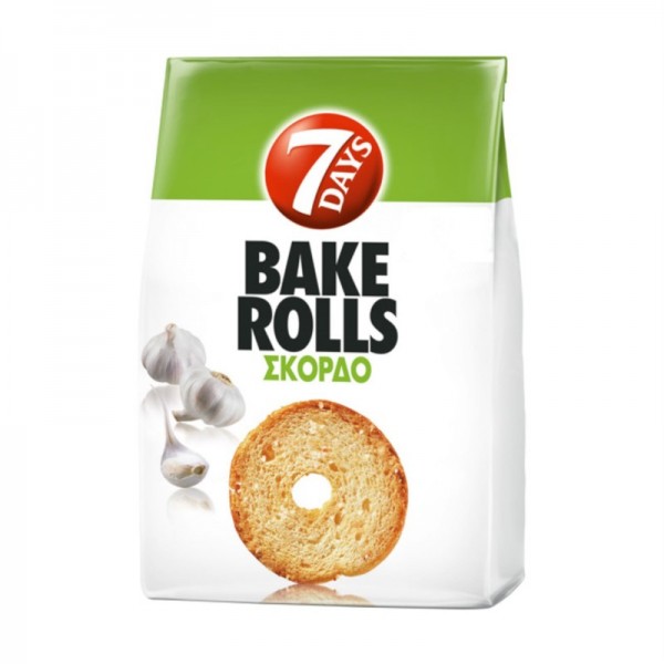 Bake Rolls Σκόρδο 7Days 150gr