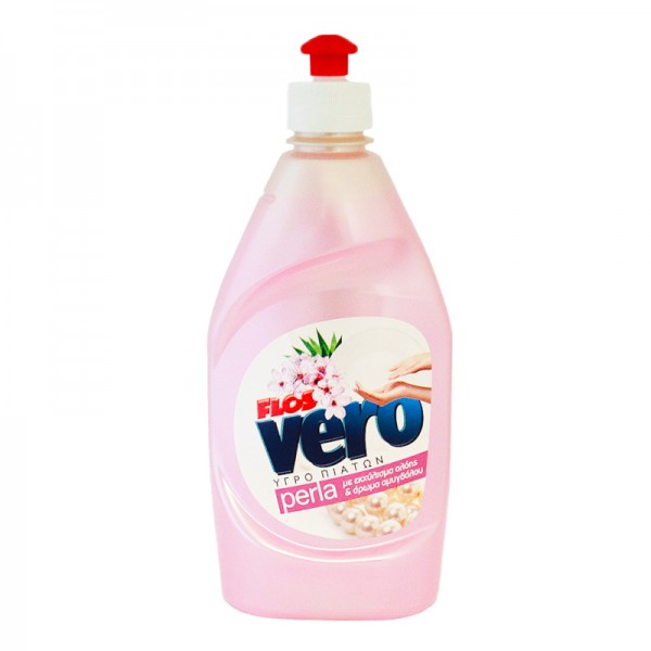 Υγρό Πιάτων Perla με Αλόη και Αμύγδαλο Flos Vero 430ml