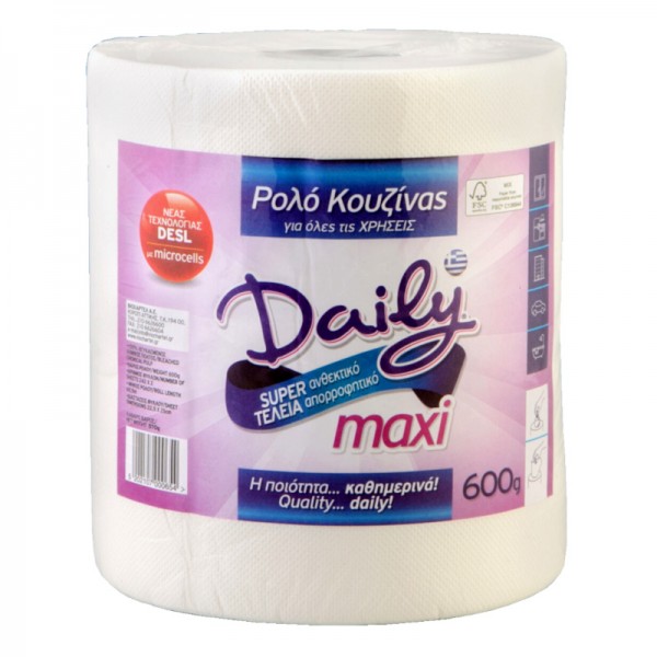 Ρολό Κουζίνας Daily Maxi Βιοχαρτέλ 570gr