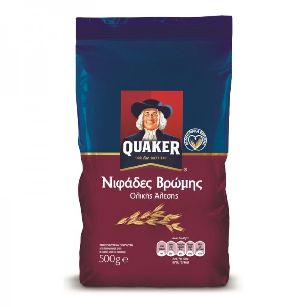Νιφάδες Βρώμης Quaker 500gr -0,60€