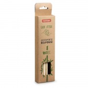 Καλαμάκια Bamboo Κύκλωψ 4τμχ + 1τμχ Βουρτσάκι