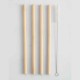 Καλαμάκια Bamboo Κύκλωψ 4τμχ + 1τμχ Βουρτσάκι
