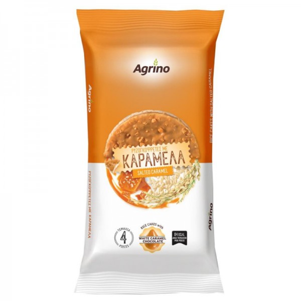 Ρυζογκοφρέτες με Αλατισμένη Καραμέλα Agrino 70g