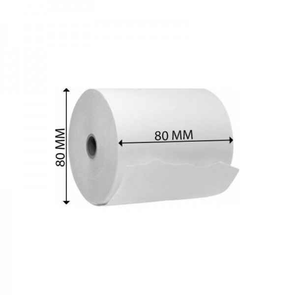 Θερμική Χαρτοταινία Ταμειακής Ts Plast 80x80mm 65m 5τμχ