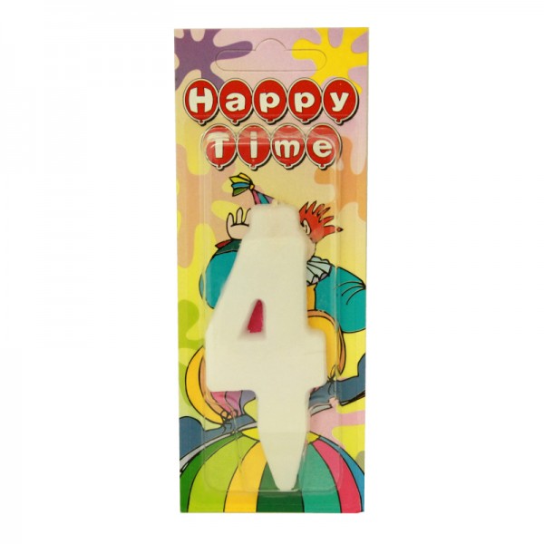 Κεράκι Γενεθλίων Νούμερο 4 Ery Candles