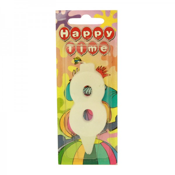 Κεράκι Γενεθλίων Νούμερο 8 Ery Candles