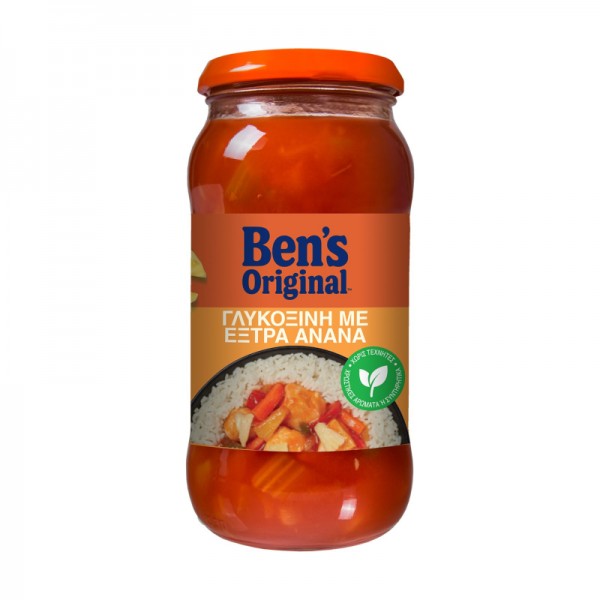 Σάλτσα Γλυκόξινη με Έξτρα Ανανά Ben’s Original 450gr