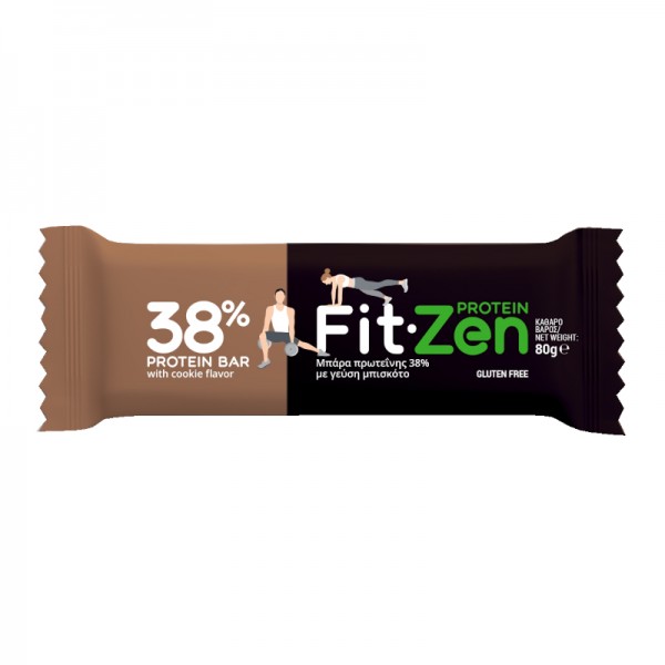 Μπάρα Πρωτεΐνης με γεύση Μπισκότο Fit-Zen Naturals 80gr