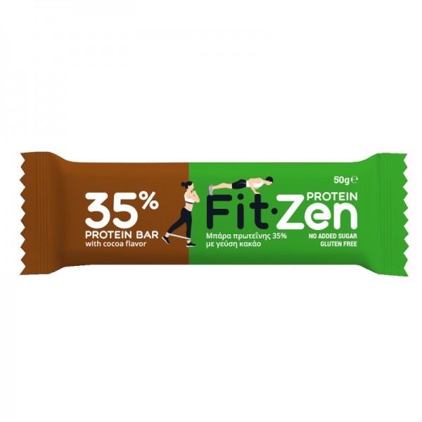 Μπάρα Πρωτεΐνης με γεύση Κακάο Fit-Zen Naturals 50gr