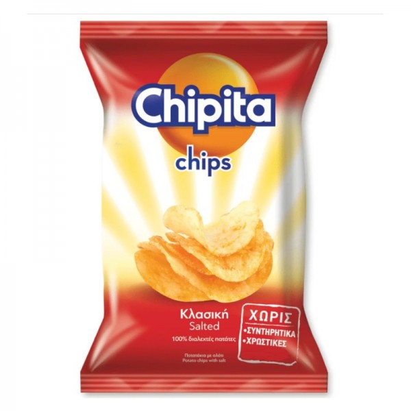 Πατατάκια Γεύση Κλασική με Αλάτι Chipita Chips 160gr