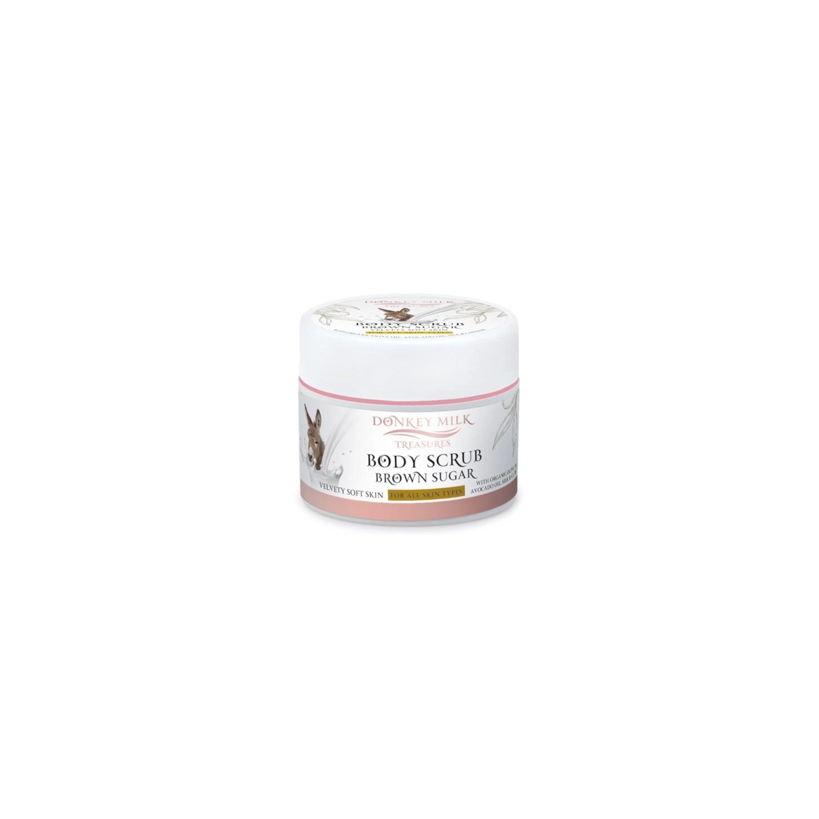 Απολεπιστικό Σώματος με Καστανή Ζάχαρη Donkey Milk Treasures Pharmaid 200ml