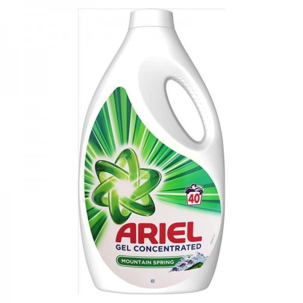 Υγρό Απορρυπαντικό Πλυντηρίου Ariel Mountain Spring 40μεζ 2200ml