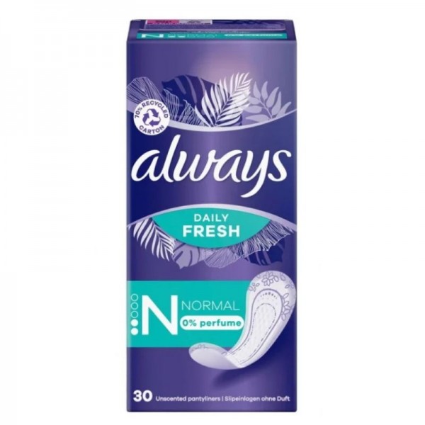 Σερβιετάκια Daily Fresh Normal Always 30τμχ