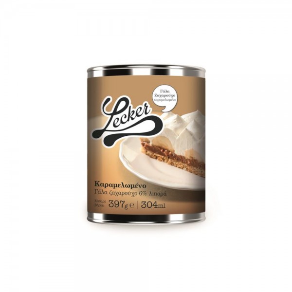 Γάλα Ζαχαρούχο Καραμελωμένο 6% Λιπαρά Lecker 397gr