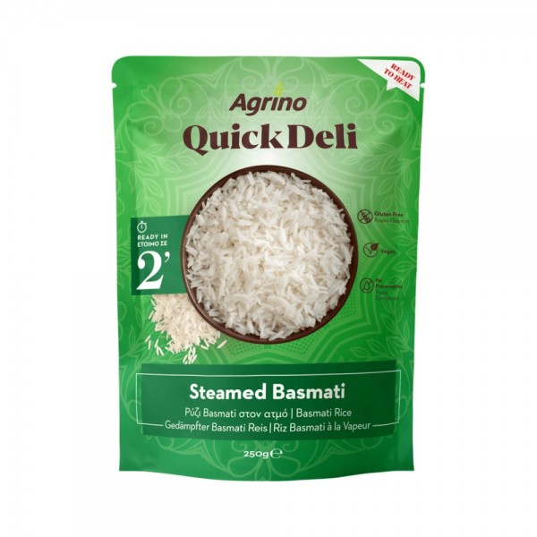 Ρύζι Basmati στον Ατμό Quick Deli Agrino 250g
