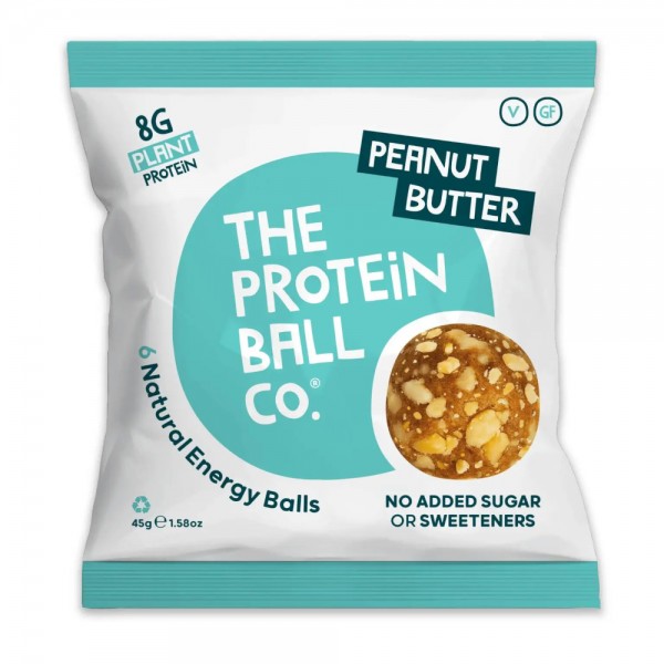 Μπαλίτσες Πρωτεΐνης Φιστικοβούτυρο The Protein Ball Co 45gr